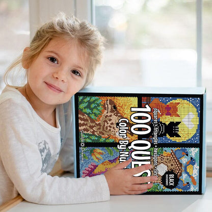 100 QUEST Kleur op nummerboek