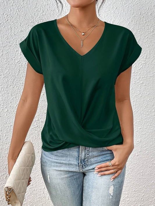 TIZIANA CASUAL T-SHIRT MET KORTE MOUWEN VOOR DAMESKLEDING