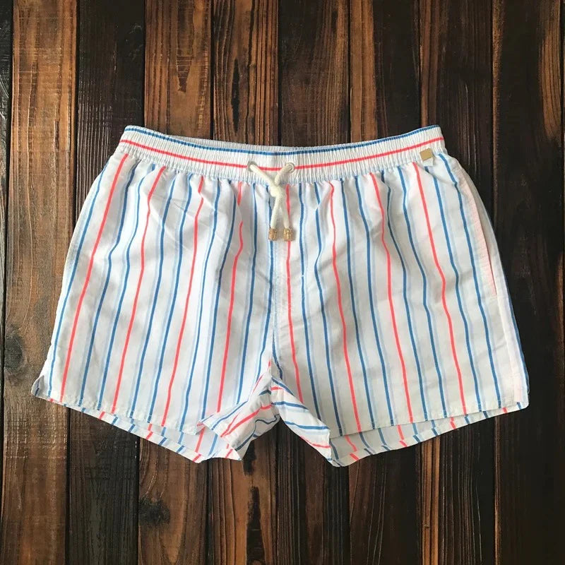 NAUTISCHE GESTREEPTE SHORTS